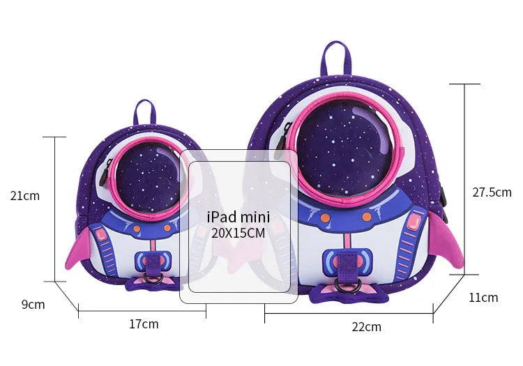 Anti lost Space theme Backpack