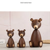 Wooden Brown Bears