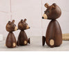 Wooden Brown Bears